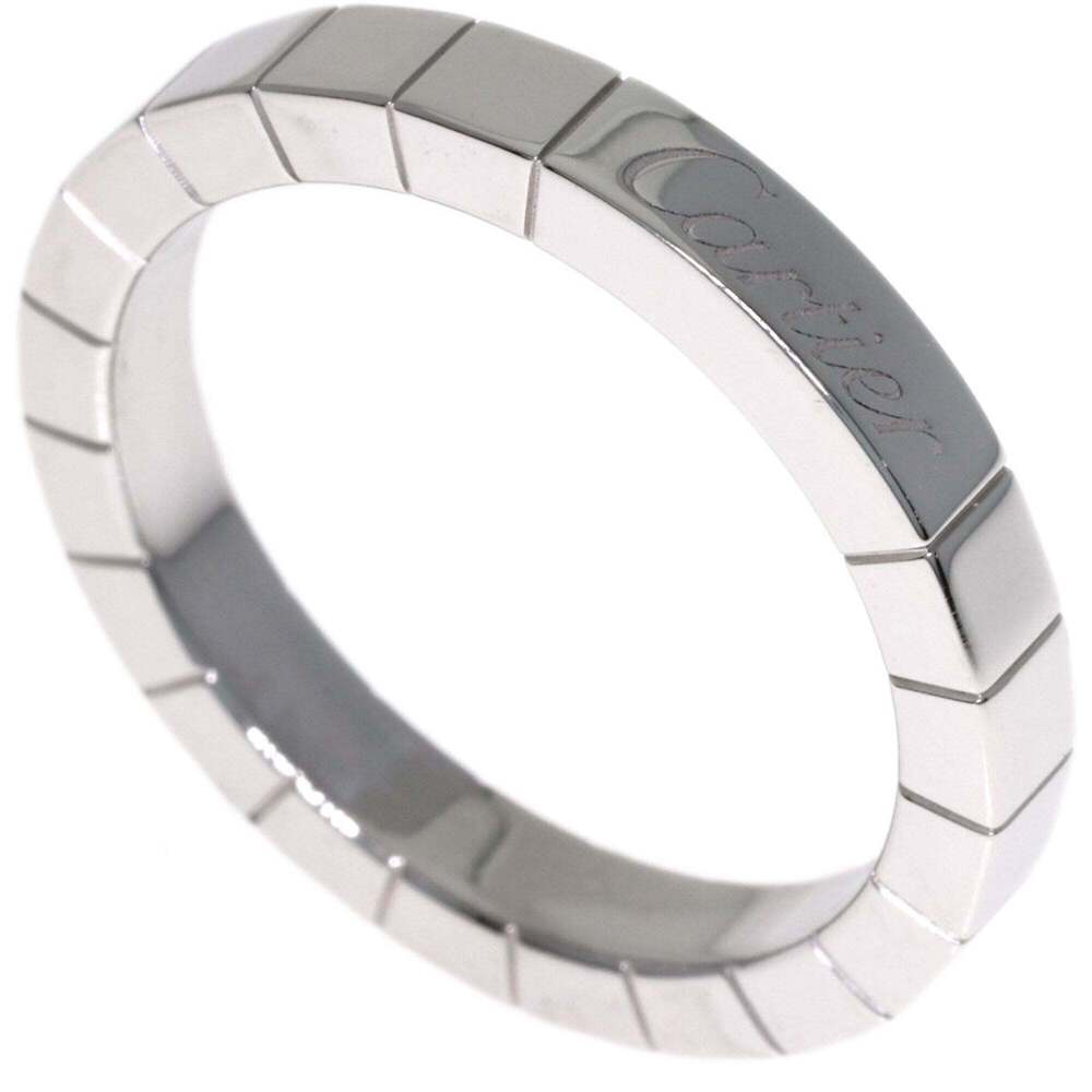 Cartier Lanieres #54 Ring, 18K White Gold, Women's, CARTIER